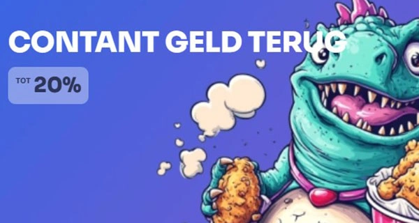 Tot 20% cashback op verliezen in casino bij Binobet