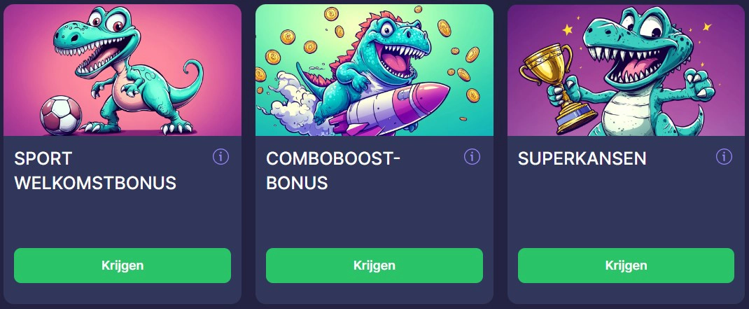 Actieve sportbonus voor trouwe spelers